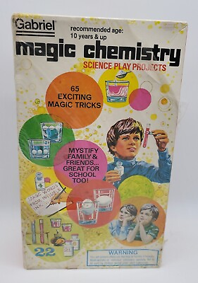 Vintage 1977 Gabriel Magic Chemistry Science Play Projects No. 32200