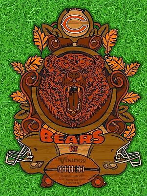 #ad Official Bears Poster Series #x27;21 season All Star Press VIKINGS