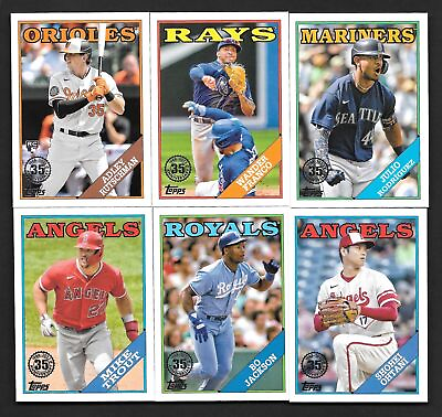 2023 Topps Series 1 1988 Insert Set Complete Your Set You Pick