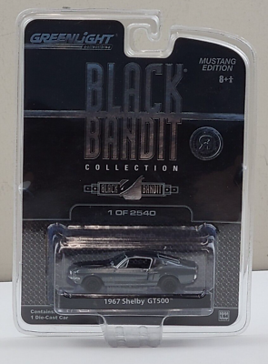 #ad Greenlight Black Bandit Mustang Edition 1:64 Scale 1967 Shelby GT500 Toys R Us