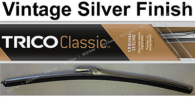 #ad Classic Wiper Blade 15quot; Antique Vintage Styling Silver Finish Trico 33 150 Qty 1