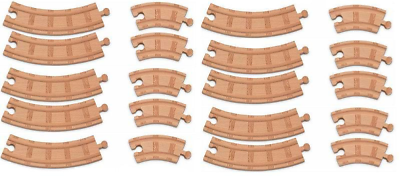 Small AND Large Curved Track 20 pieces Thomas Wooden Railway Train Engine NEW
