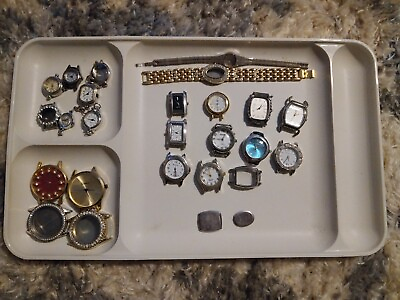 #ad Assorted Watch Movements.Used For Parts NOT Working