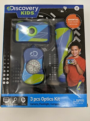 Discovery Kids 3Pcs Optics Kit Camera Flashlight Compass *Please Read*