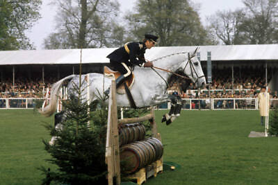 Captain Mark Phillips On The Queens Horse Columbus 1974 OLD PHOTO 1