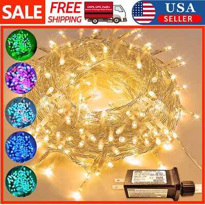 #ad Christmas Lights Wedding Party Decorative Lights Color Changeable 192PCS LED