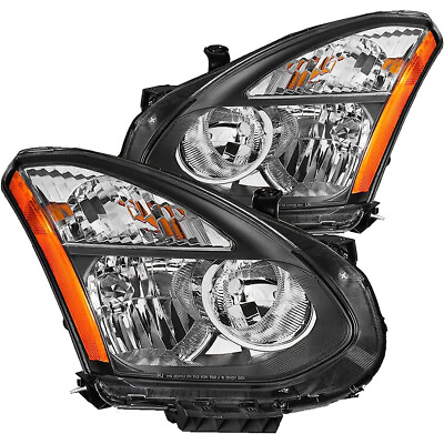 #ad For 2008 2013 Nissan Rogue 14 15 Rogue Select Headlights Assembly Pair LHRH