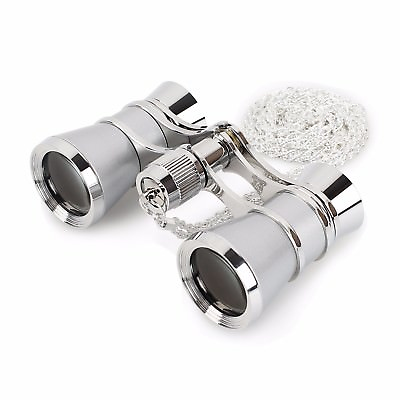 3X25 Vintage Binoculars Opera Glasses Optical Lens With Chain for Women Gift