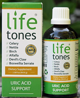 #ad Lifetones Uric Acid Support Herbal Cleanse Detox Exp. 9 24