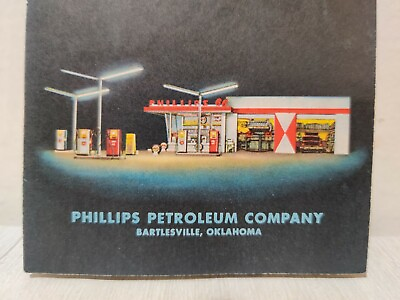 #ad 1961 Phillips 66 Oil Company Road Map of Indiana