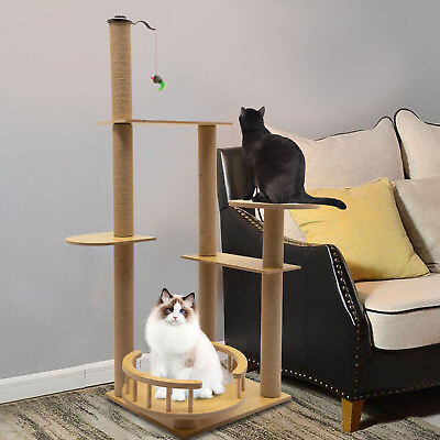 #ad 47.2inches Cat Tree Tower Condo for Big Cats Furniture as Play amp; Rest Center