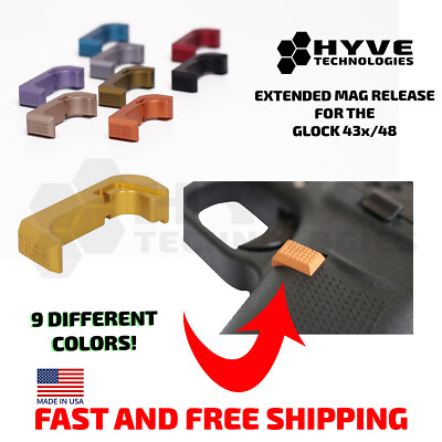 #ad Extended Mag Release for the Glock 43x and Glock 48