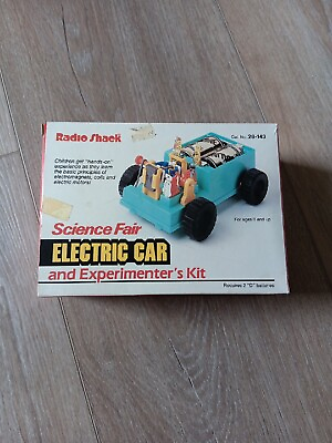Vintage Radio Shack Science Fair Electric Car Kit 28 143