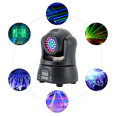 LED Moving Heads DJ Lights with Kaleidoscope and Stage Lighting by DMX and Sound