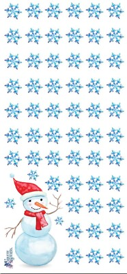 #ad Violette Stickers Mini Snowflakes Winter Xmas Crafts Planner Supply Scrapbook