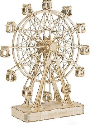 Ferris Wheel Model Kit 3D Laser Cut Wooden Big Wheel Puzzle DIY