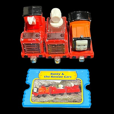 RUSTY amp; THE RESCUE CAR LOT THOMAS TRAIN TAKE ALONG DIECAST COLLECTOR CARD