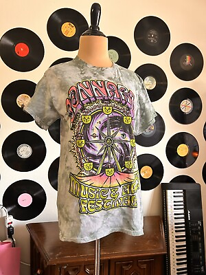 #ad #ad Bonnaroo 2023 Ferris Wheel Tie Dye Shirt With Lineup On Back Small