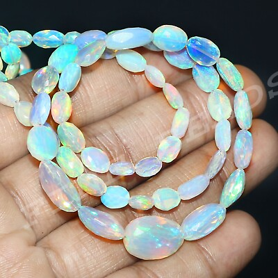 #ad Opal beads precious opal Necklace Jewelry Real opal Gemstone Rainbow opal Np 156