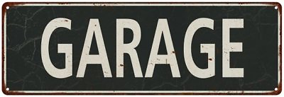 #ad Garage Vintage Look Shabby Chic Gift Metal Sign 106180062027
