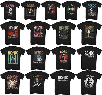 Pre Sell AC DC Music Rock Band Licensed T shirt