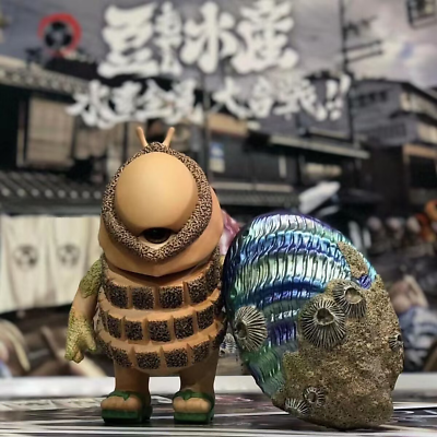 #ad In Stock MAME MOYASHI Abalone Master First generation Vinyl Figure H13CM