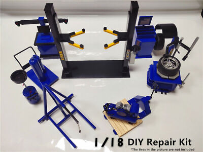 1 18 Car Repair Tool Model Workshop Maintenance Tool Scene Model Diorama Model