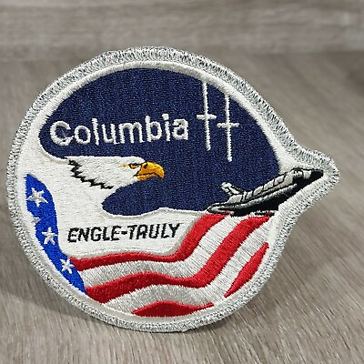 NASA Space Shuttle Columbia STS 2 Mission Patch Engle Truly 4quot;