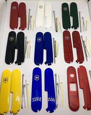 VICTORINOX SWISS ARMY KNIFE 91mm SCALES HANDLES PLUS 4 Accessories with pen