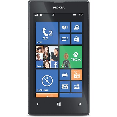 Nokia Lumia 520 RM 915 8GB Black ATamp;T GSM Windows Mobile Touch Smartphone