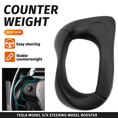 #ad For Tesla Model S X Autopilot FSD Steering Wheel Booster Counterweight Ring