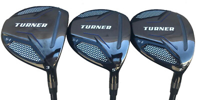#ad New Taylor Fit Turner S 1 #357 steel senior flex fairway wood golf set