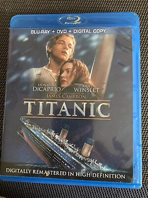 #ad Titanic BlurayDVD No Digital 4 Discs Leonardo DiCaprio Kate Winslet