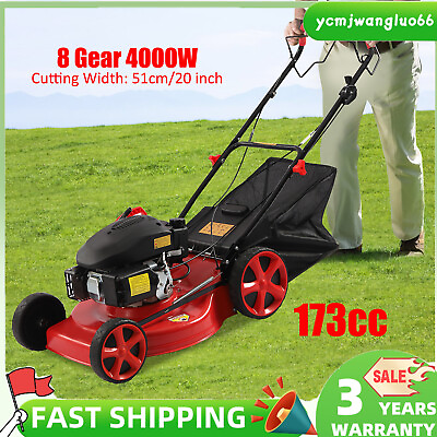 #ad #ad 20.5 in. 173cc High Wheel FWD Gas Walk Behind Lawn Mower 1.6L 8 Gear NEW
