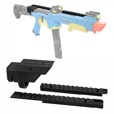 #ad AKBM Top Rail Buttstock Adapter kit for Nerf Rival Pathfinder Blaster Modify Toy