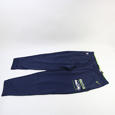 #ad Seattle Seahawks Nike NFL On Field Dri Fit Athletic Pants Men#x27;s Navy Green New