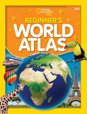 National Geographic Kids Beginners World Atlas 4th Edition Hardcover GOOD