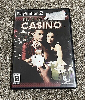#ad HIGH ROLLERS CASINO SONY PLAYSTATION 2 PS2 Complete CIB 2004 GAME