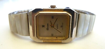 #ad Mother of Pearl Women#x27;s Wrist Watch. Quartz. Vintage Natural Stone. Running