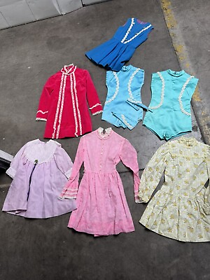 #ad #ad Vintage 60s 70s Lot Of Girls Dresses