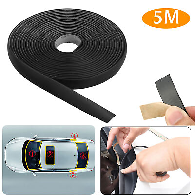 #ad 5M 16FT Rubber Seal Weather Strip Trim For Car Front Rear Windshield Sunroof US