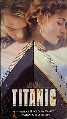 Titanic Movie VHS Tape Box Set Paramount 1998