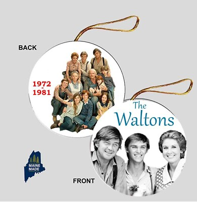 #ad THE WALTONS Christmas Ornament Collectible Gift Vintage 70s TV John Boy