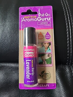 #ad AromaGuru Roll On LAVENDER 100% Pure amp; Natural Essential Aromatherapy NEW