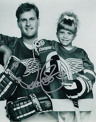 DAVE COULIER SIGNED FULL HOUSE 8X10 PHOTO UNCLE JOEY DETROIT RED WINGS AUTO