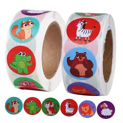 #ad 1000 PCS Incentive Stickers for KidsTeacher Supplies for Animal Roll a