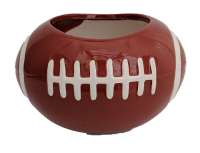 #ad Football Ceramic Sports Planter Opening 3.5quot; Height 4quot;