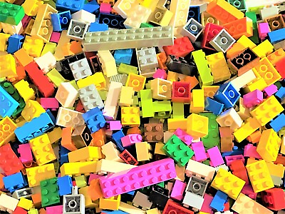#ad 50 LEGO BRICKS 🔥 1x2 2x2 2x4 2X6 2X8 Bulk Pieces Lot Mix Colors 🔥 VERY POPULAR