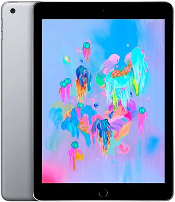 Apple iPad 6 6th Generation 32GB MP2F2LL A Space Gray WiFi
