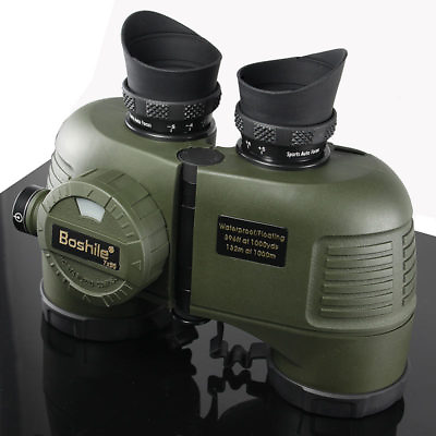 #ad 7X50 HD Powerful Military Navy Binoculars Waterproof Nitrogen W Rangefinder